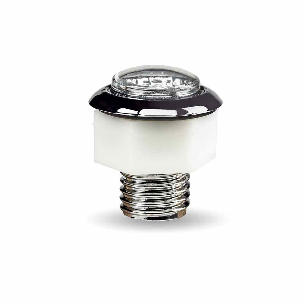 3/4" Amber Marker to White Auxiliary Round Reflector LED Light - 1 Diode - Thumbnail 4