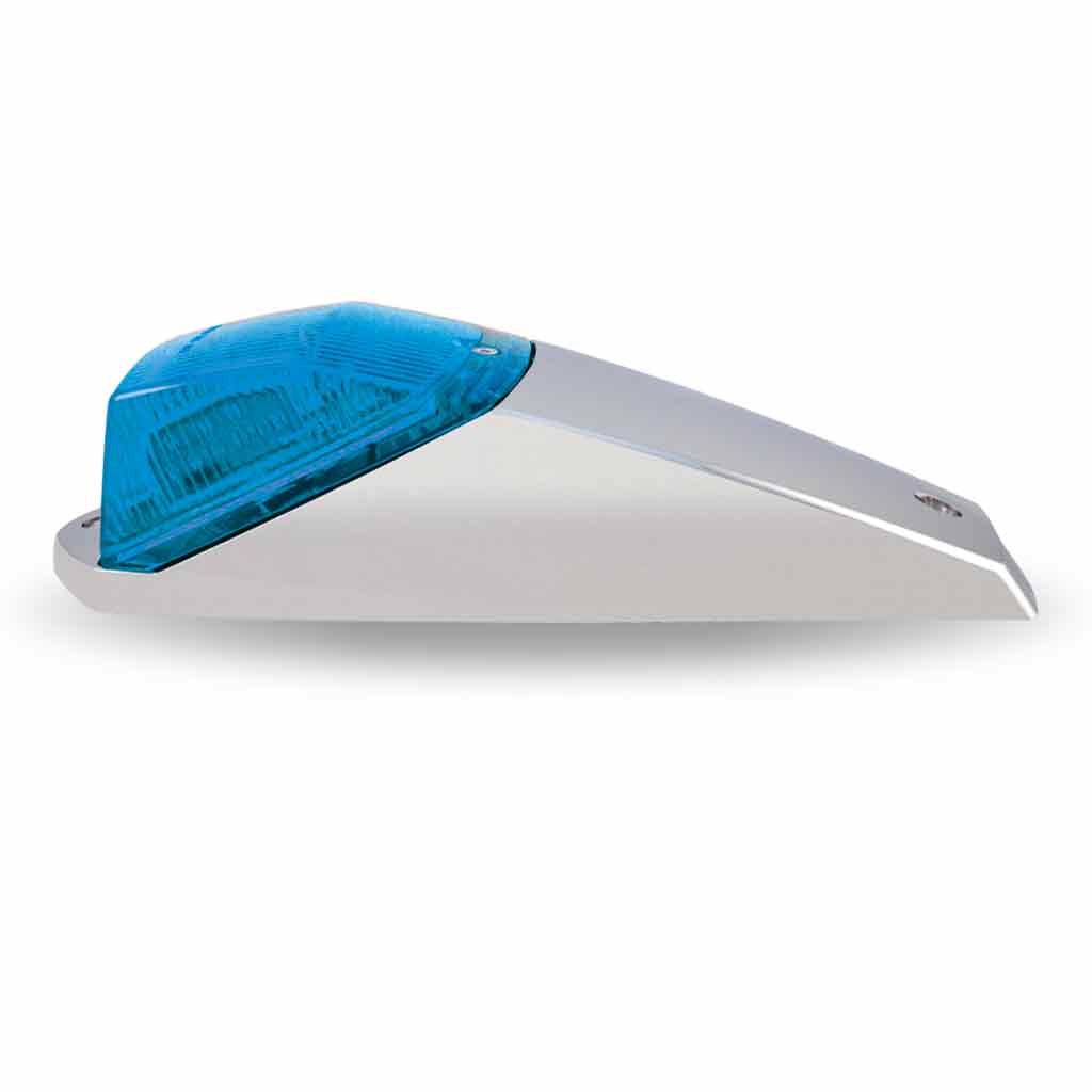 Amber Marker to Blue Auxiliary Square Cab LED Light with Housing - 42 Diodes - Thumbnail 5