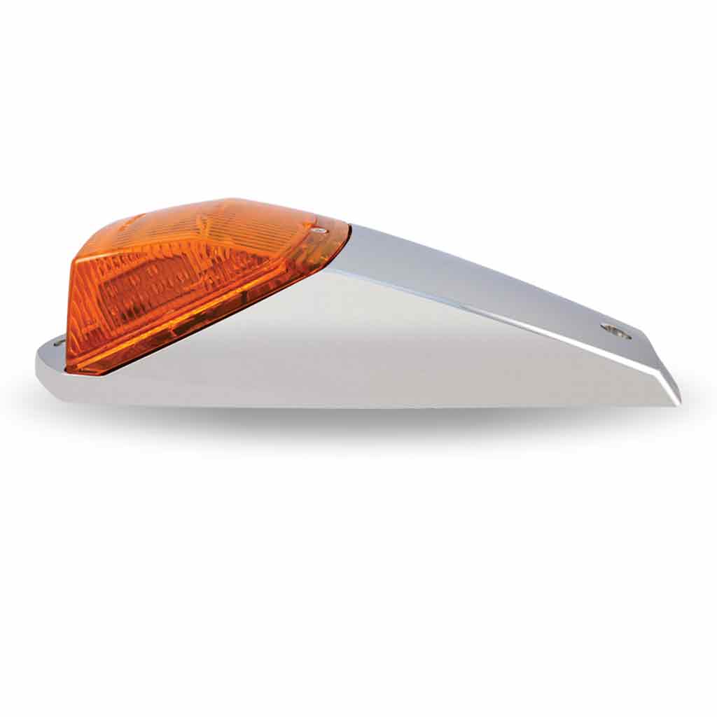 Amber Marker to Green Auxiliary Square Cab LED Light with Housing - 42 Diodes - Thumbnail 4