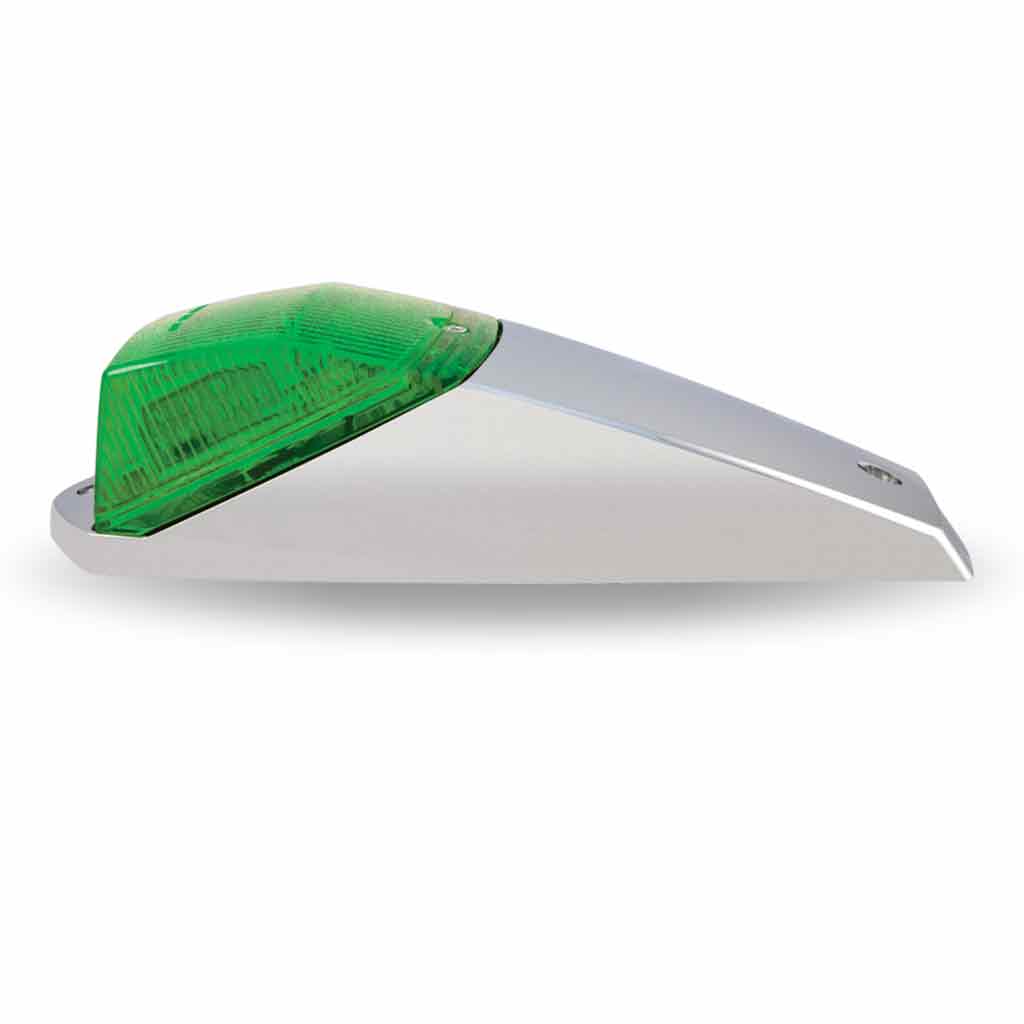 Amber Marker to Green Auxiliary Square Cab LED Light with Housing - 42 Diodes - Thumbnail 5