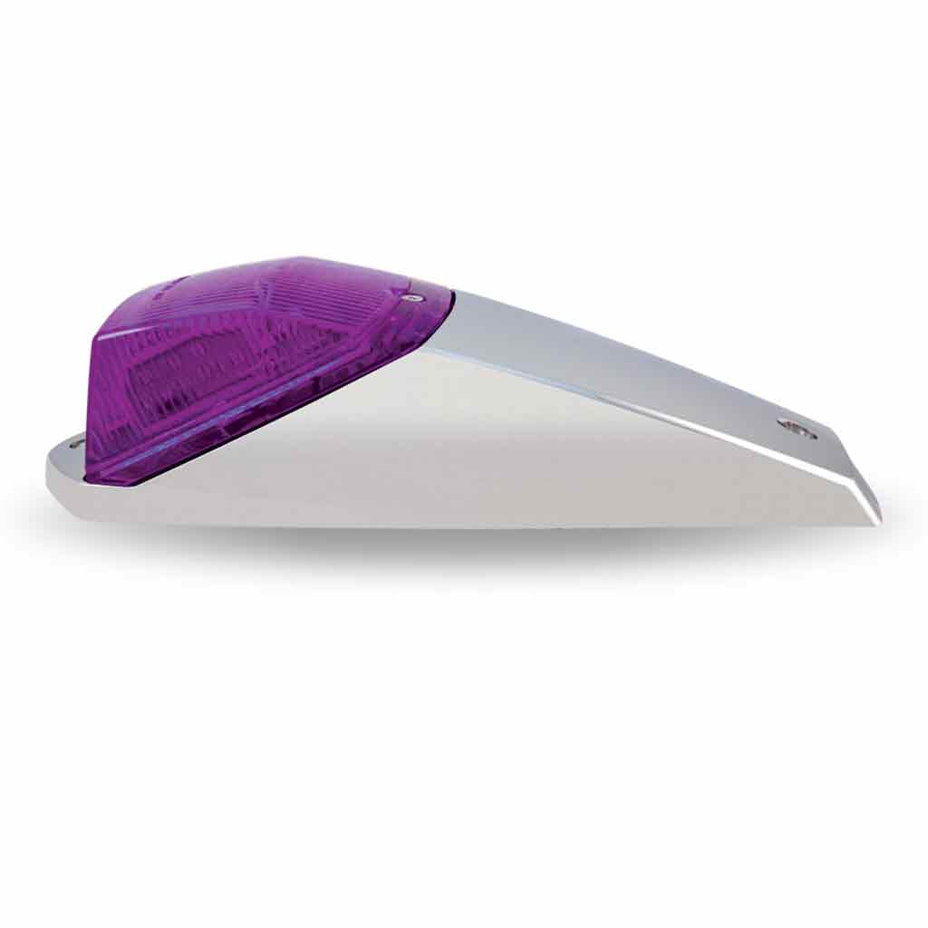 Amber Marker to Purple Auxiliary Square Cab LED Light with Housing - 42 Diodes - Thumbnail 5