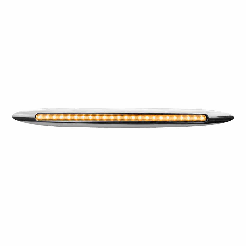 17" Amber Marker Slim Flatline LED Light - 24 Diodes - Thumbnail 3