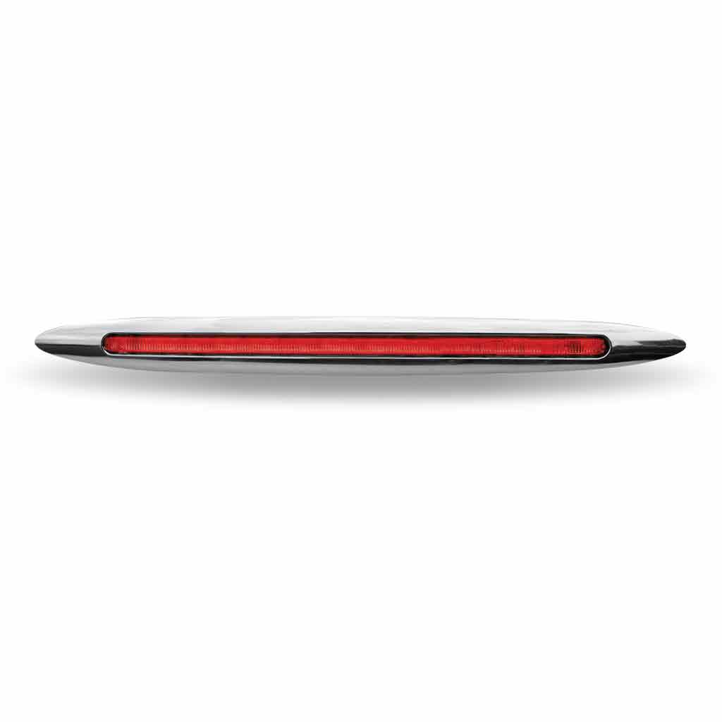 17" Red Marker Slim Flatline LED Light - 24 Diodes - Thumbnail 2