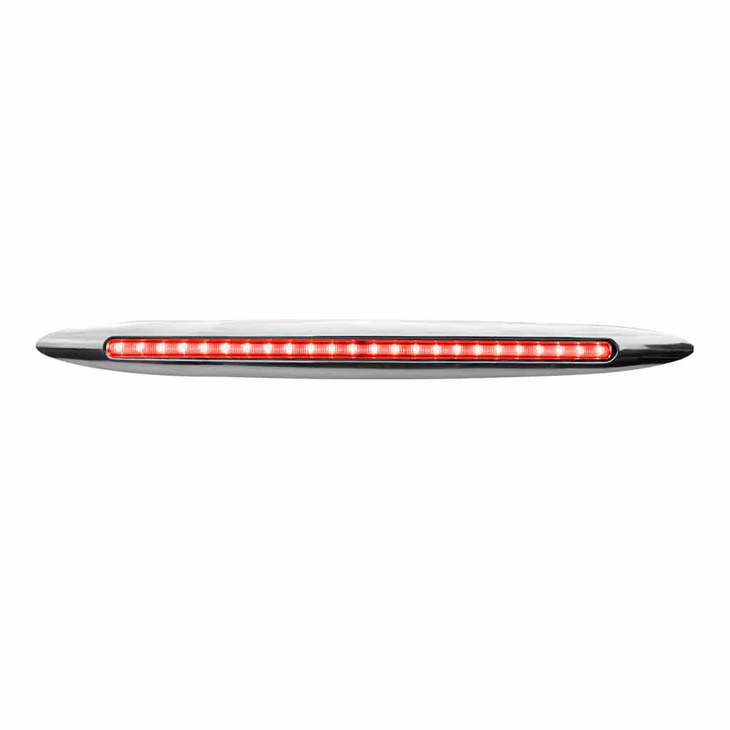 17" Red Marker Slim Flatline LED Light - 24 Diodes - Thumbnail 3