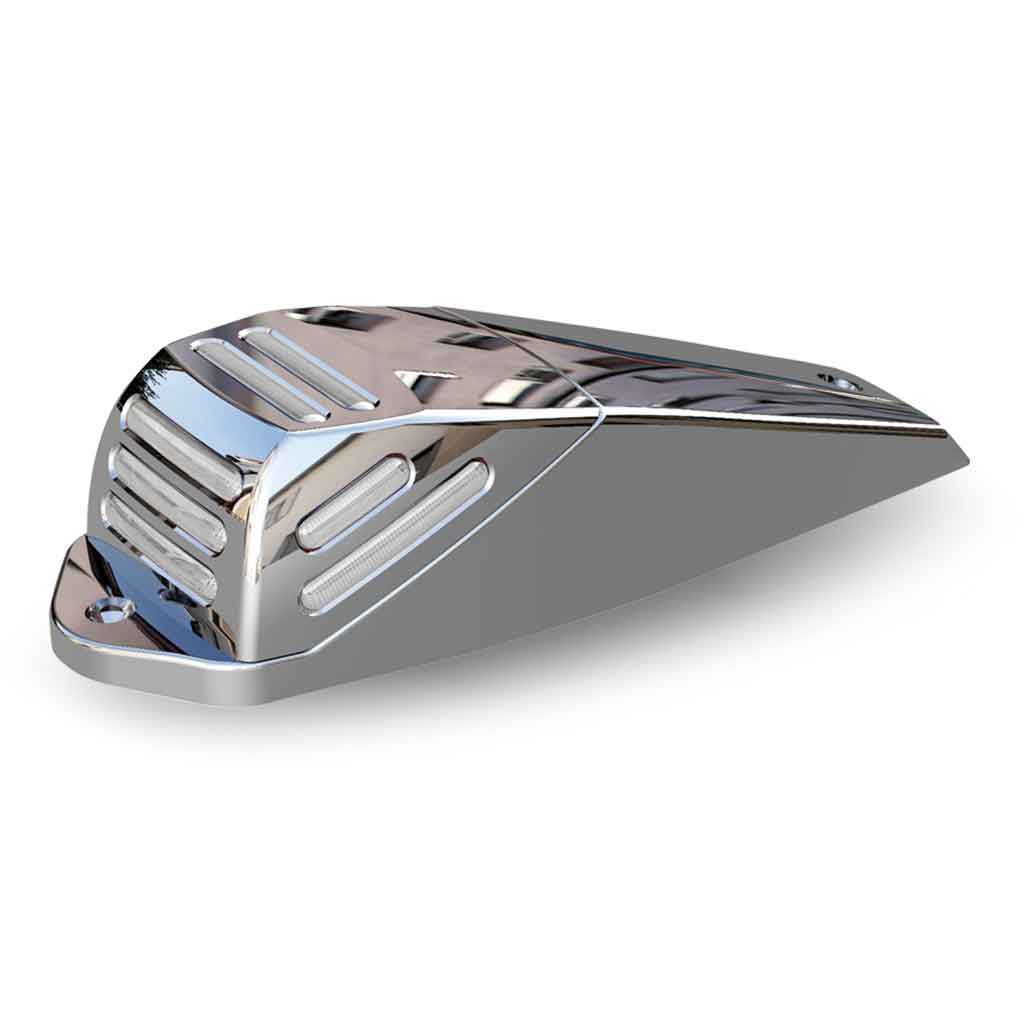 Clear Amber Marker LED Square Cab Light with Housing - 34 Diodes