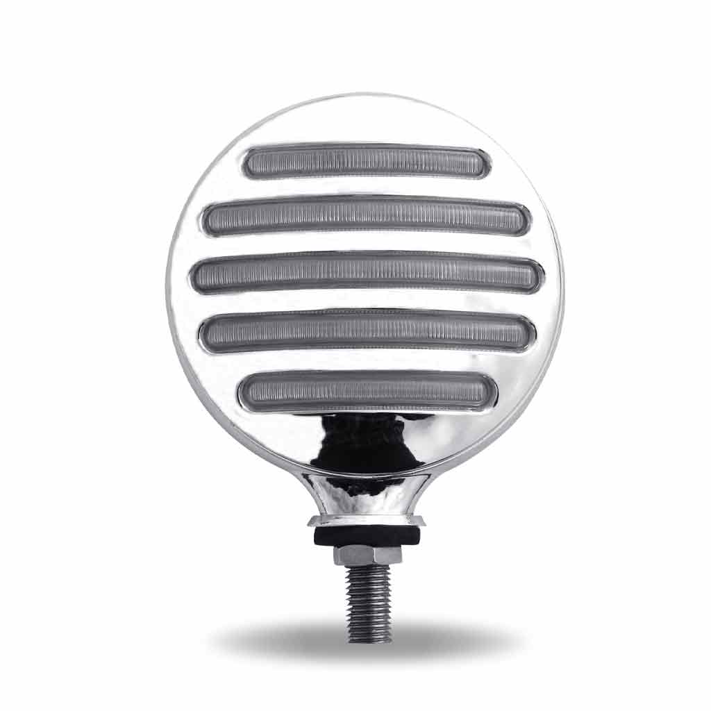 Clear Amber/Red Turn & Marker Double Face Round Flatline LED Light - 72 Diodes - Thumbnail 4