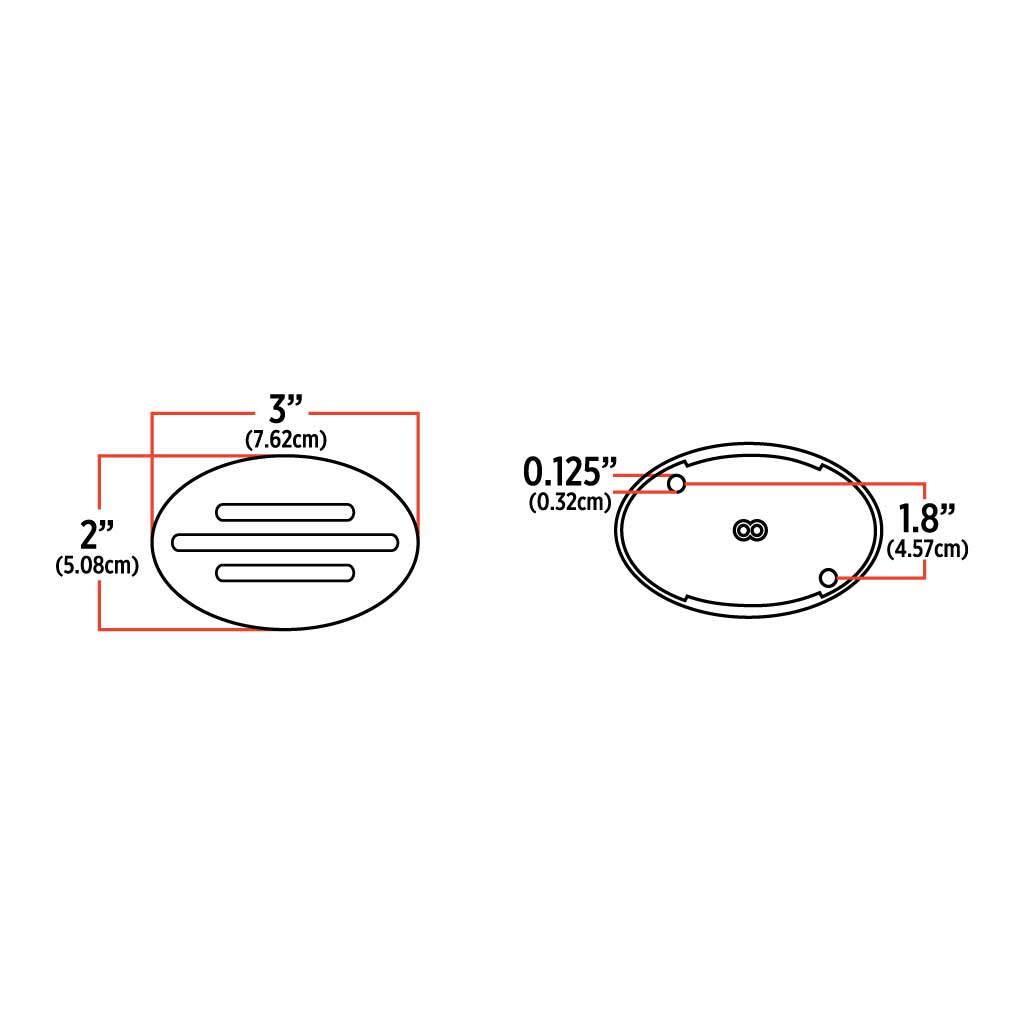 Red Marker Flatline Generation 2 LED Light - 13 Diodes - Thumbnail 4