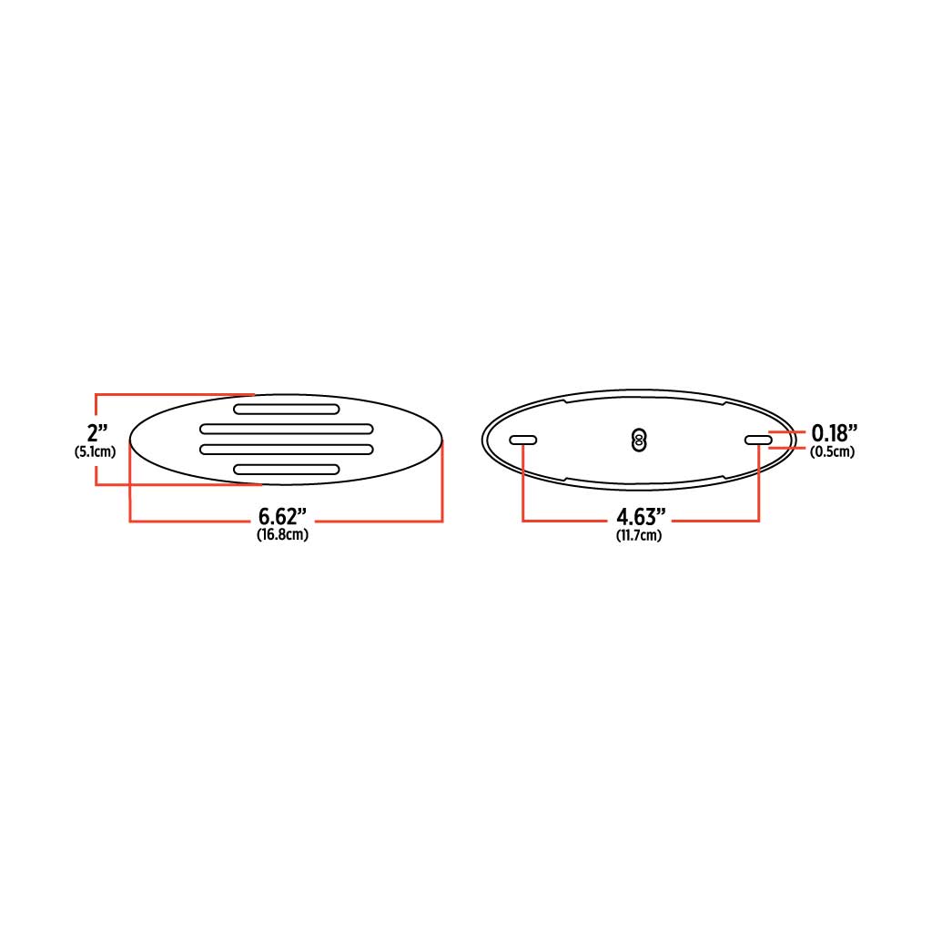 Clear Amber Marker Flatline Generation 4 LED Light - 32 Diodes - Thumbnail 4