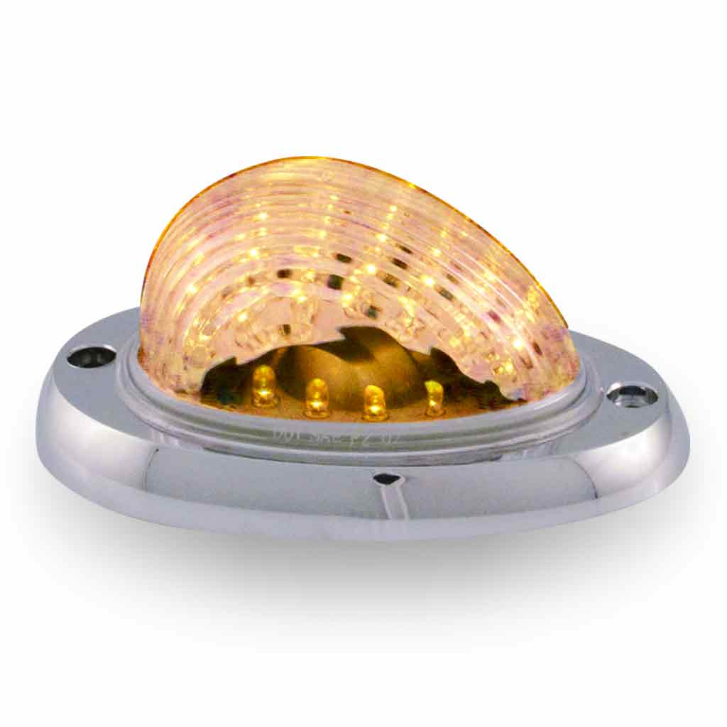 Clear Amber Turn & Marker FTL. LED Sleeper Light - 35 Diodes - Thumbnail 7