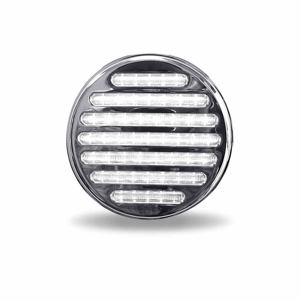 4" Red Stop, Turn & Tail to White Back Up Flatline LED Light - 49 Diodes - Thumbnail 3