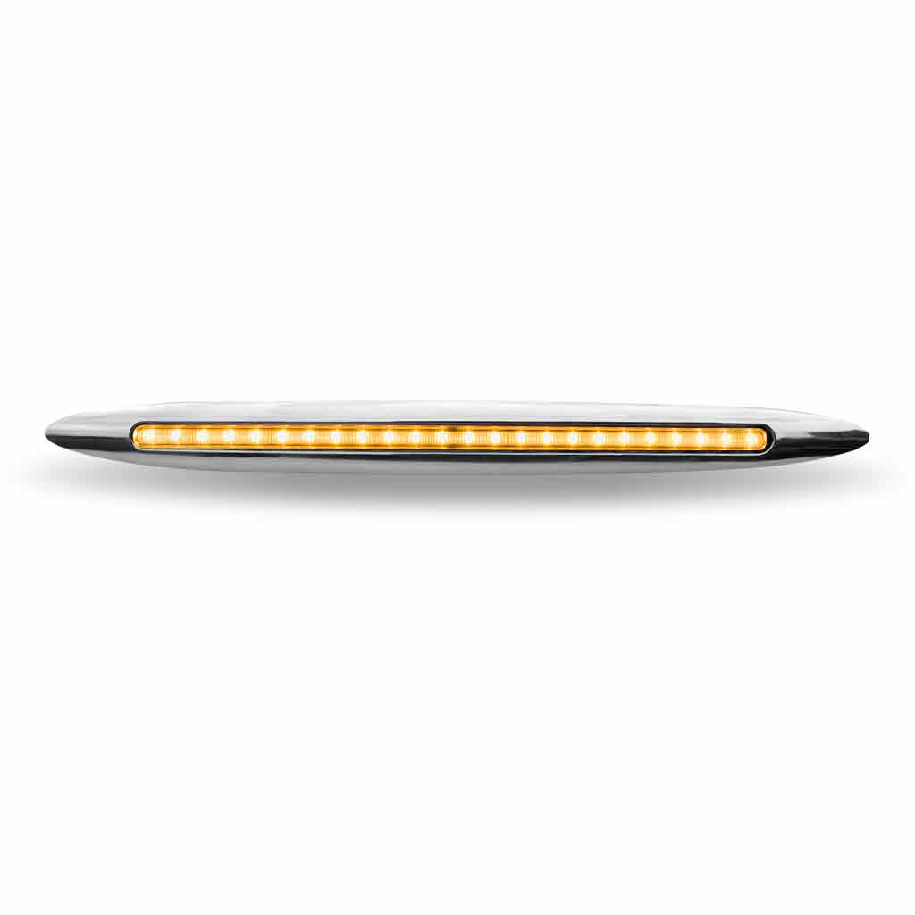 17" Amber Marker to Blue Auxiliary Slim Flatline LED Light - 24 Diodes - Thumbnail 7