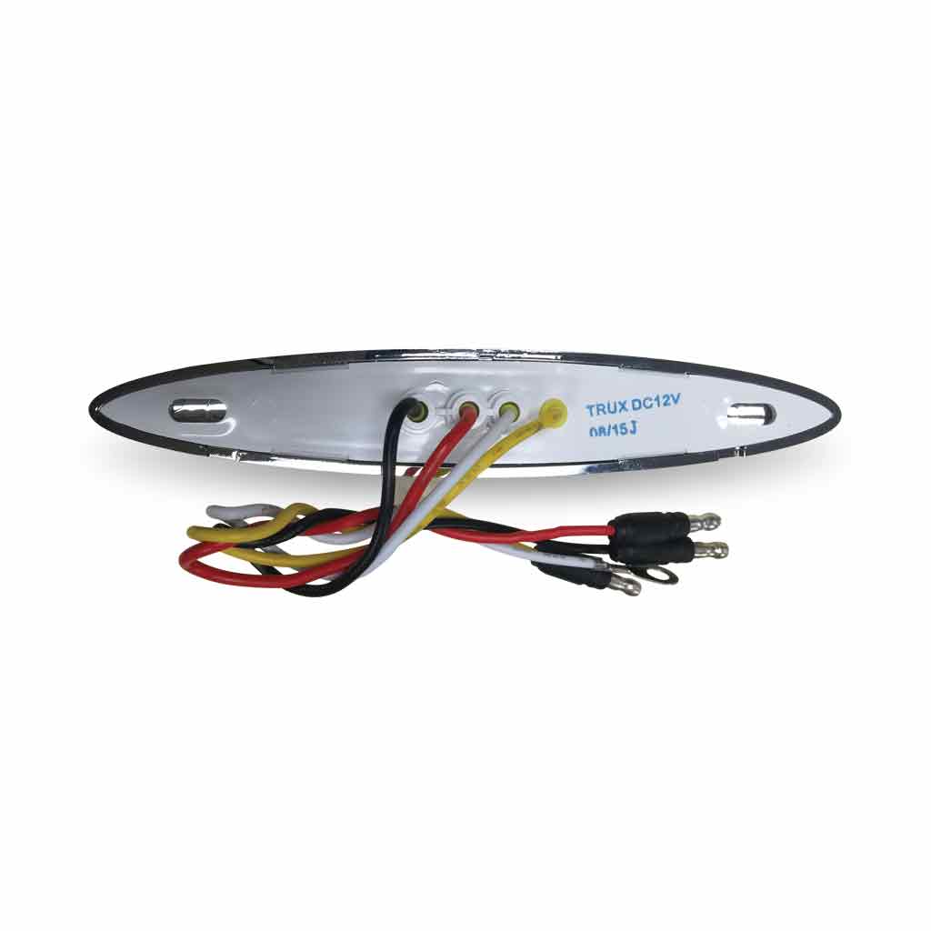 6" Amber Marker to Blue Auxiliary Slim Flatline LED Light - 9 Diodes - Thumbnail 5