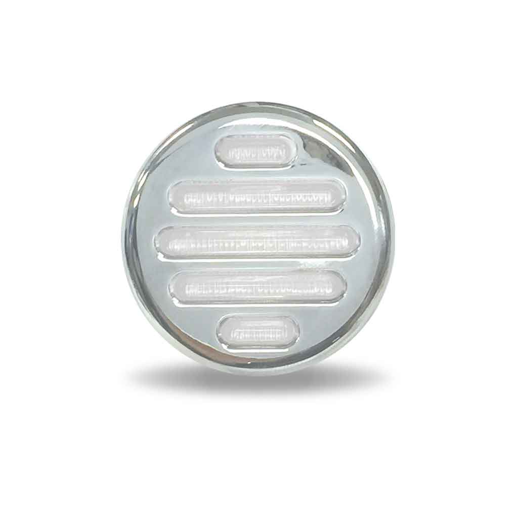 2" Amber Marker to White Auxiliary Round Flatline LED Light - 9 Diodes - Thumbnail 3