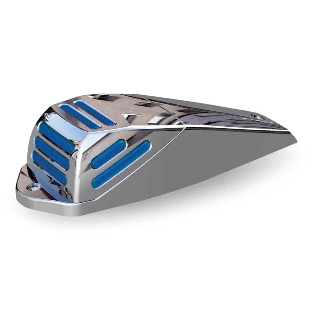 Amber Marker to Blue Auxiliary Square LED Flatline Cab Light with Housing - 46 Diodes - Thumbnail 3