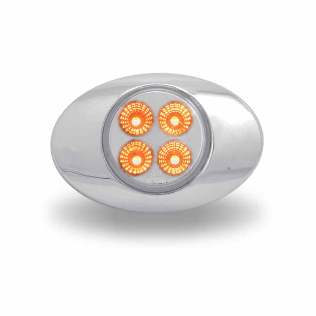 Amber Marker to White Auxiliary Generation 2 LED Light - 4 Diodes - Thumbnail 5