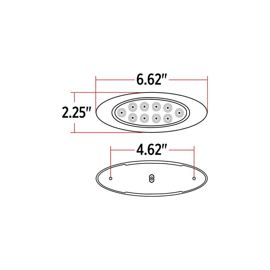 Red Marker to Pink Auxiliary Generation 4 LED Light - 10 Diodes - Thumbnail 4