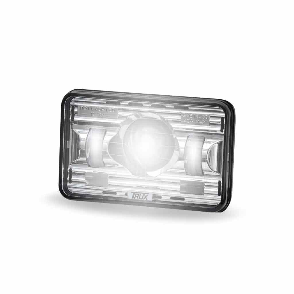 4" x 6" Heated LED Projector Headlight (High Beam) 2400 Lumens - Thumbnail 2
