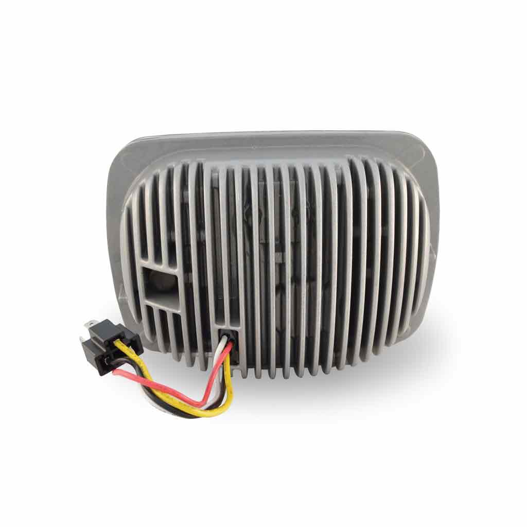 5" x 7" LED Projector Headlight with Glow Position LED Halo - Combination High & Low Beam | 2600 Lumens - Thumbnail 4