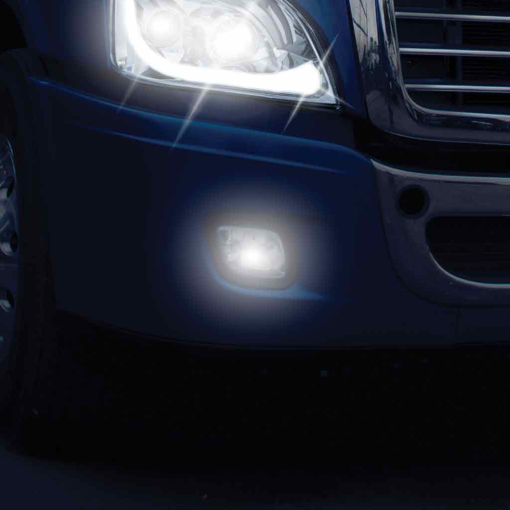 FTL. Cascadia LED Projector Fog Light - Chrome (Passenger Side) - Thumbnail 4