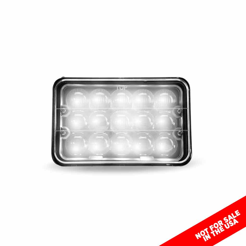 4" x 6" Off Road LED Headlight - Combination High & Low Beam | 3000 Lumens - Thumbnail 9