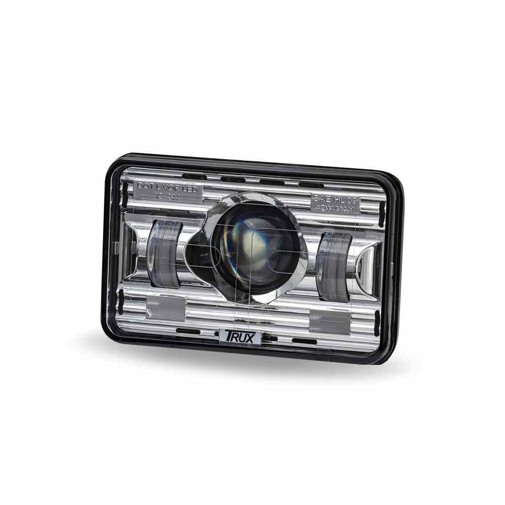4" x 6" LED Projector Headlight - High Beam | 2400 Lumens