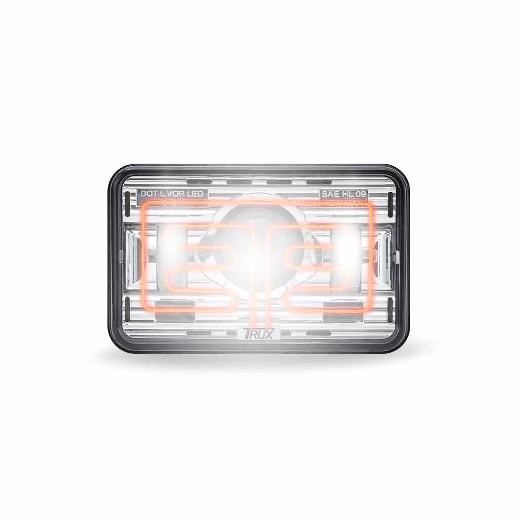 4" x 6" LED Projector Headlight - High Beam | 2400 Lumens - Thumbnail 9