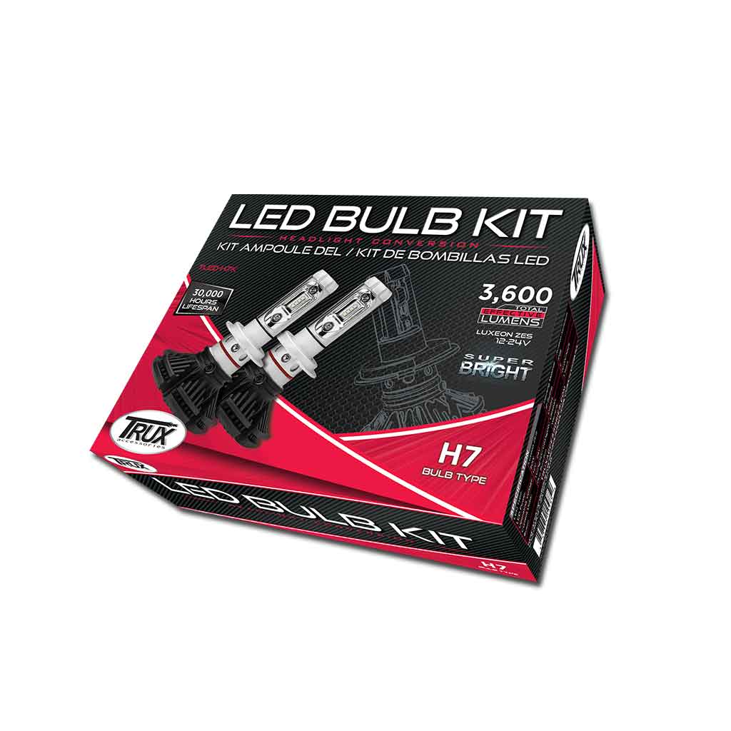 H7 LED Headlight Conversion Kit - Single Beam | 5000 Lumens (Pair) - Thumbnail 3