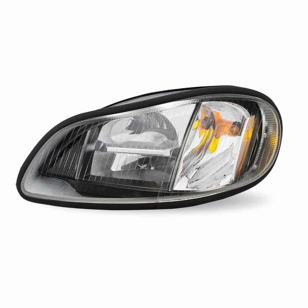 FTL. M2/C2 LED Reflector Headlight Assembly with Side Marker - Black (Driver Side) - Thumbnail 2