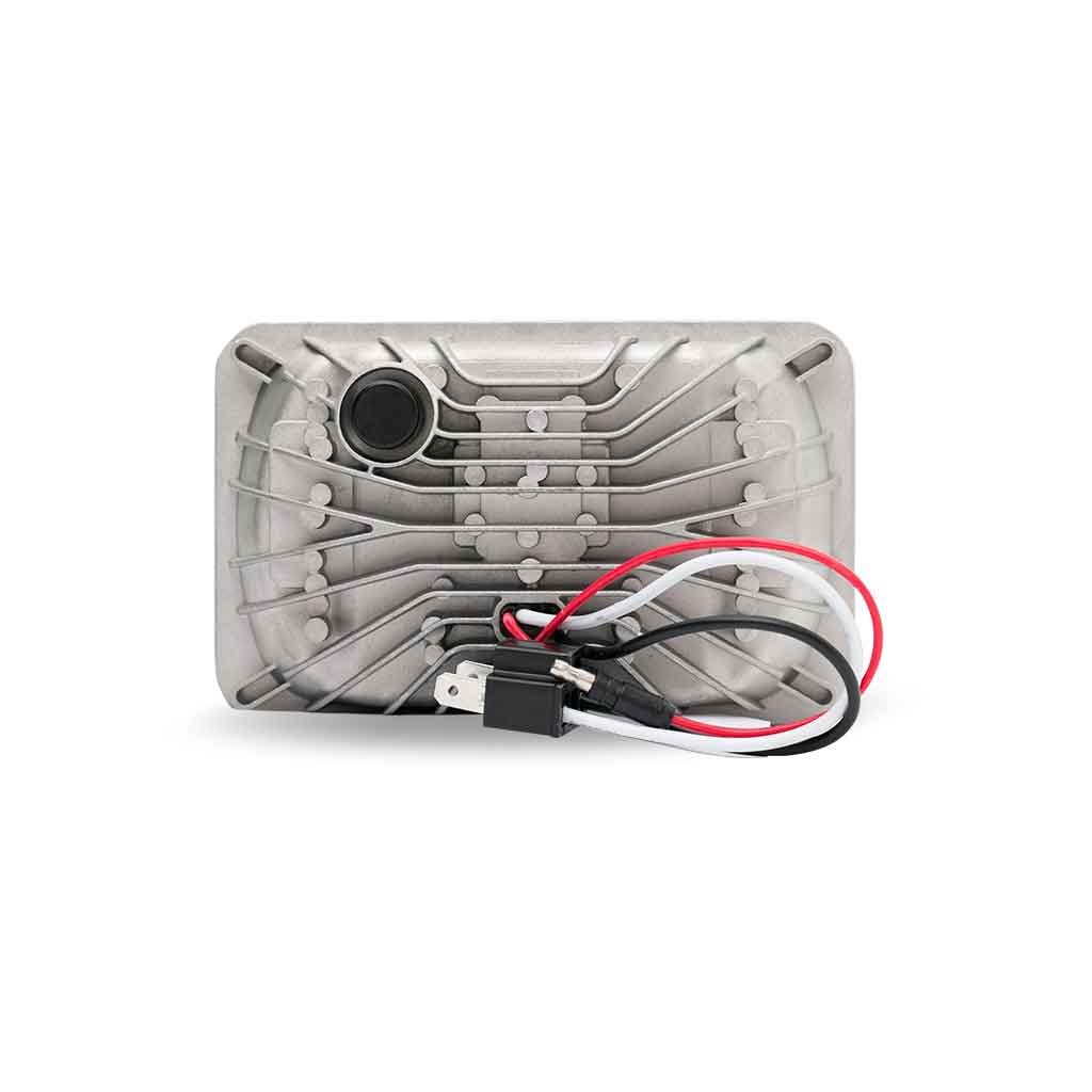 4" x 6" LED Projector Headlight with Optional Backlit Auxiliary - Low Beam | 1200 Lumens - Thumbnail 5