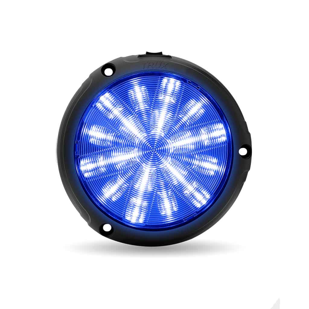 LED Interior Projector Dome 7-Color Cab Light for Peterbilt - Black - Thumbnail 13
