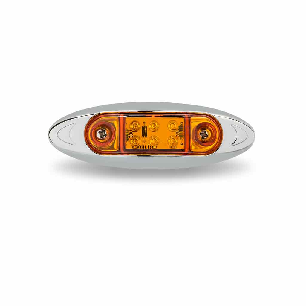 Amber Marker Small Infinity LED Light - 6 Diodes - Thumbnail 3