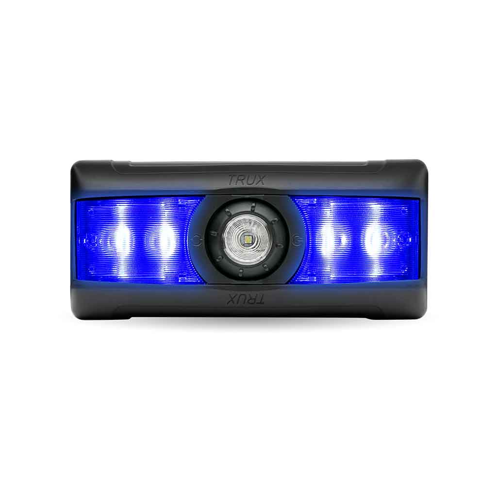 LED Interior Projector Dome & Map 7-Color Cab Light for Peterbilt - Black - Thumbnail 16