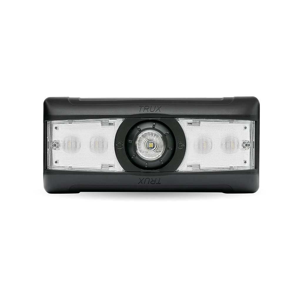 LED Interior Projector Dome & Map 7-Color Cab Light for Peterbilt - Black - Thumbnail 7