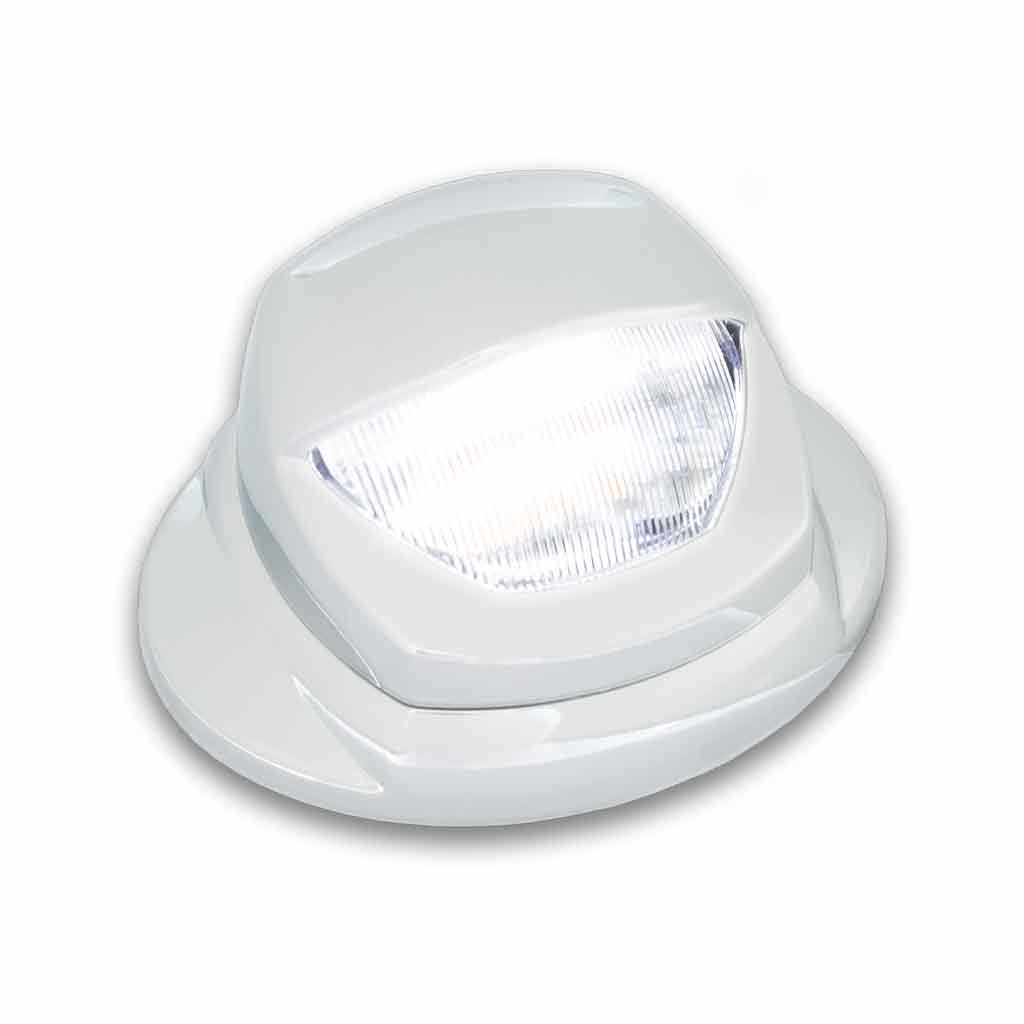 White Courtesy & Amber/Green Marker Auxiliary Mini Step LED - KW OE Plug - Thumbnail 4