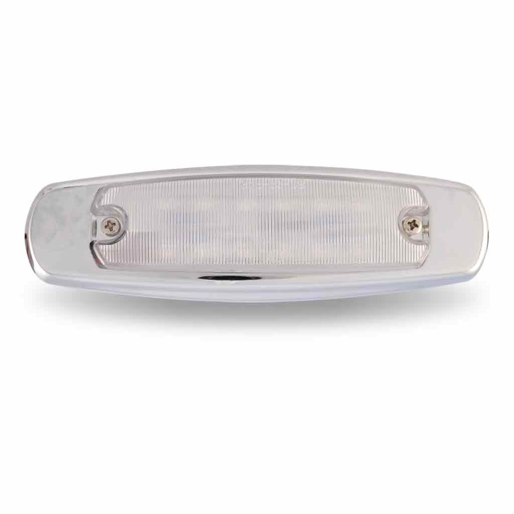 Clear Red Marker Peterbilt LED Light - 12 Diodes