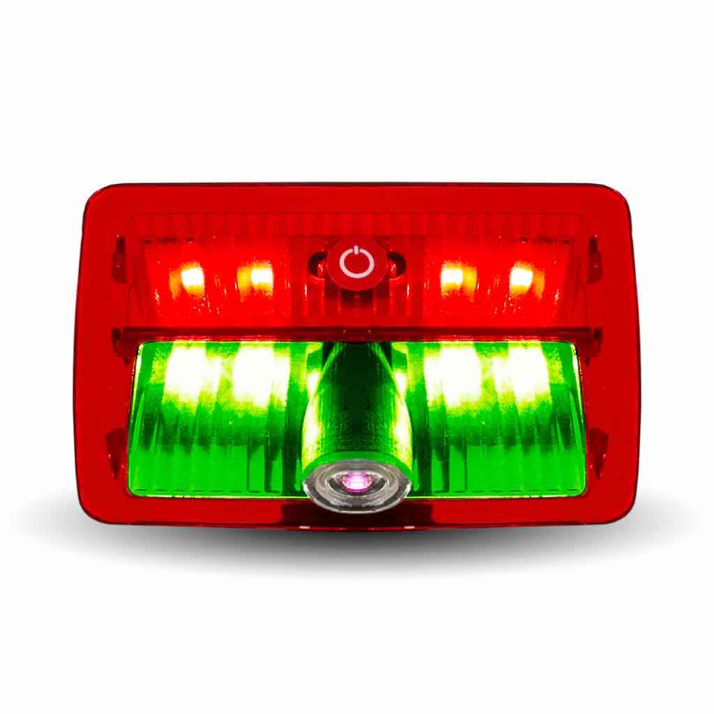 Oval USA Flag Projector LED Door Light for Peterbilt & Kenworth - Driver Side - Thumbnail 9