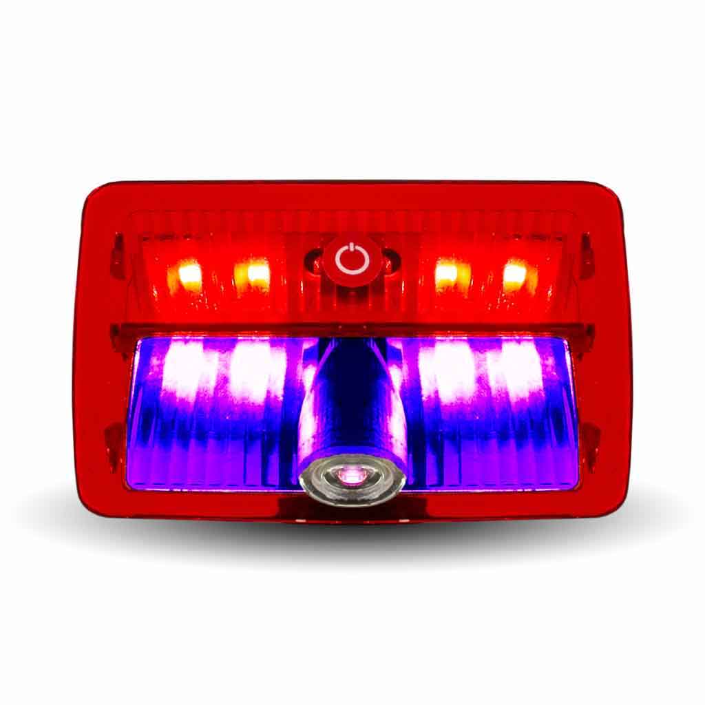 Oval USA Flag Projector LED Door Light for Peterbilt & Kenworth - Driver Side - Thumbnail 10