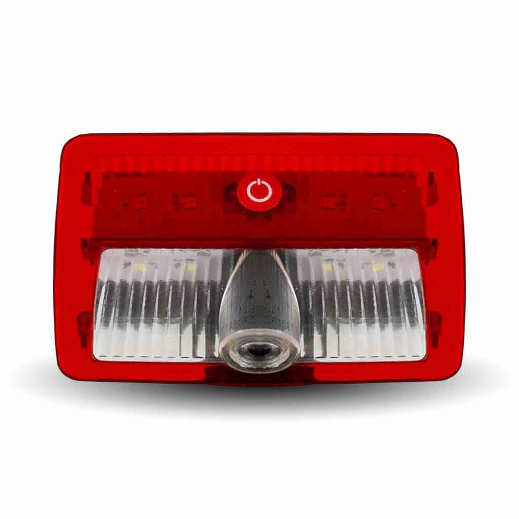 Oval USA Flag Projector LED Door Light for Peterbilt & Kenworth - Passenger Side - Thumbnail 6