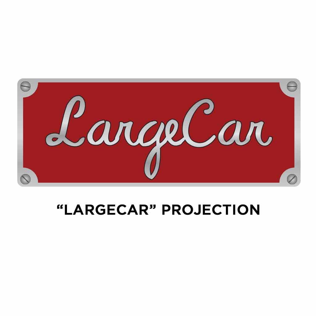 "Largecar" Projector LED Door Light for Peterbilt & Kenworth - Passenger Side - Thumbnail 3