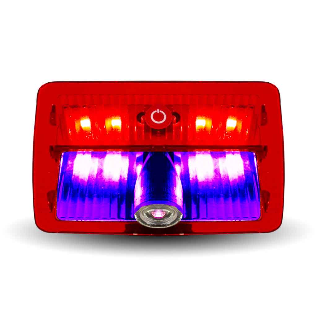 Canada Flag Projector LED Door Light for Peterbilt & Kenworth - Driver Side - Thumbnail 8
