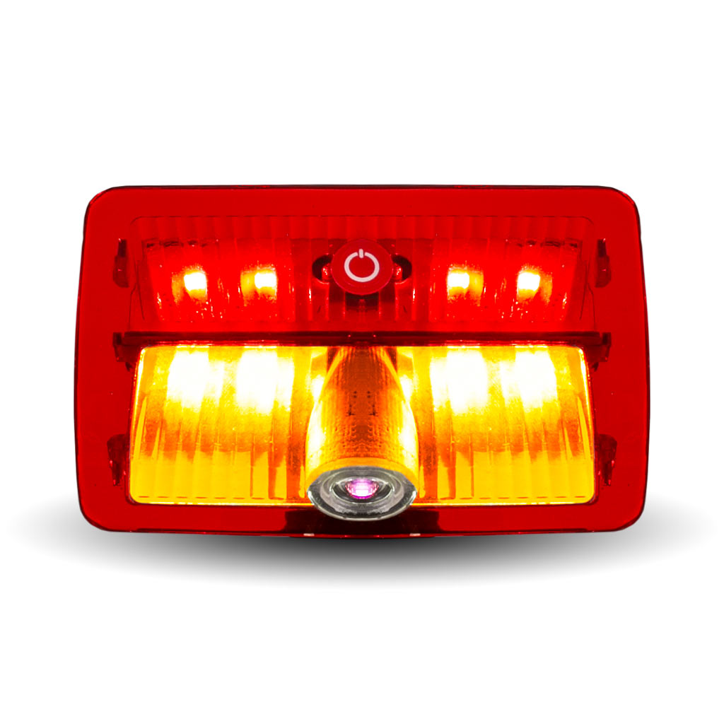 Canada Flag Projector LED Door Light for Peterbilt & Kenworth - Passenger Side - Thumbnail 3