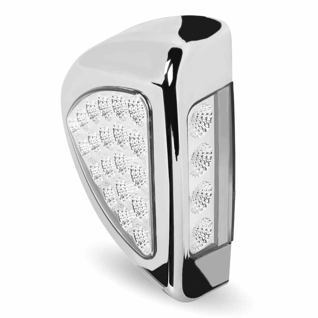 Amber Turn & Marker to Purple Auxiliary Peterbilt Headlight Turn Signal LED Light - 24 Diodes - Thumbnail 3