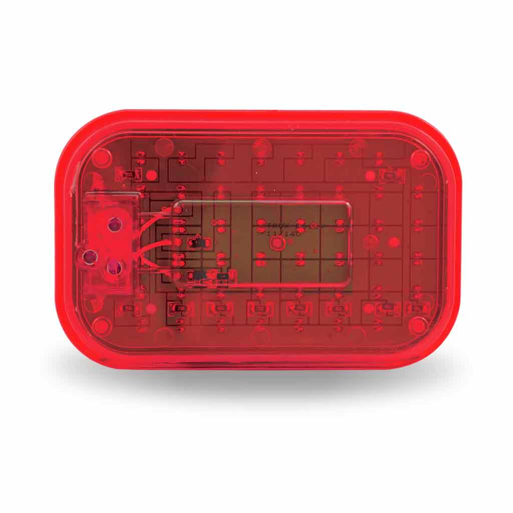 Red Stop, Turn & Tail Square LED Light - 32 Diodes - Thumbnail 3