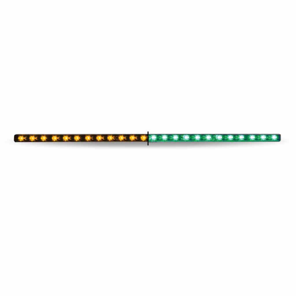 17" Amber Marker to Green Auxiliary Undermount Dual LED Light - 24 Diodes - Thumbnail 7