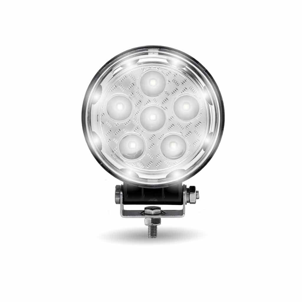 4.5" Radiant Series Round LED Work Lamp - Combination Spot & Flood Beam | 3000 Lumens