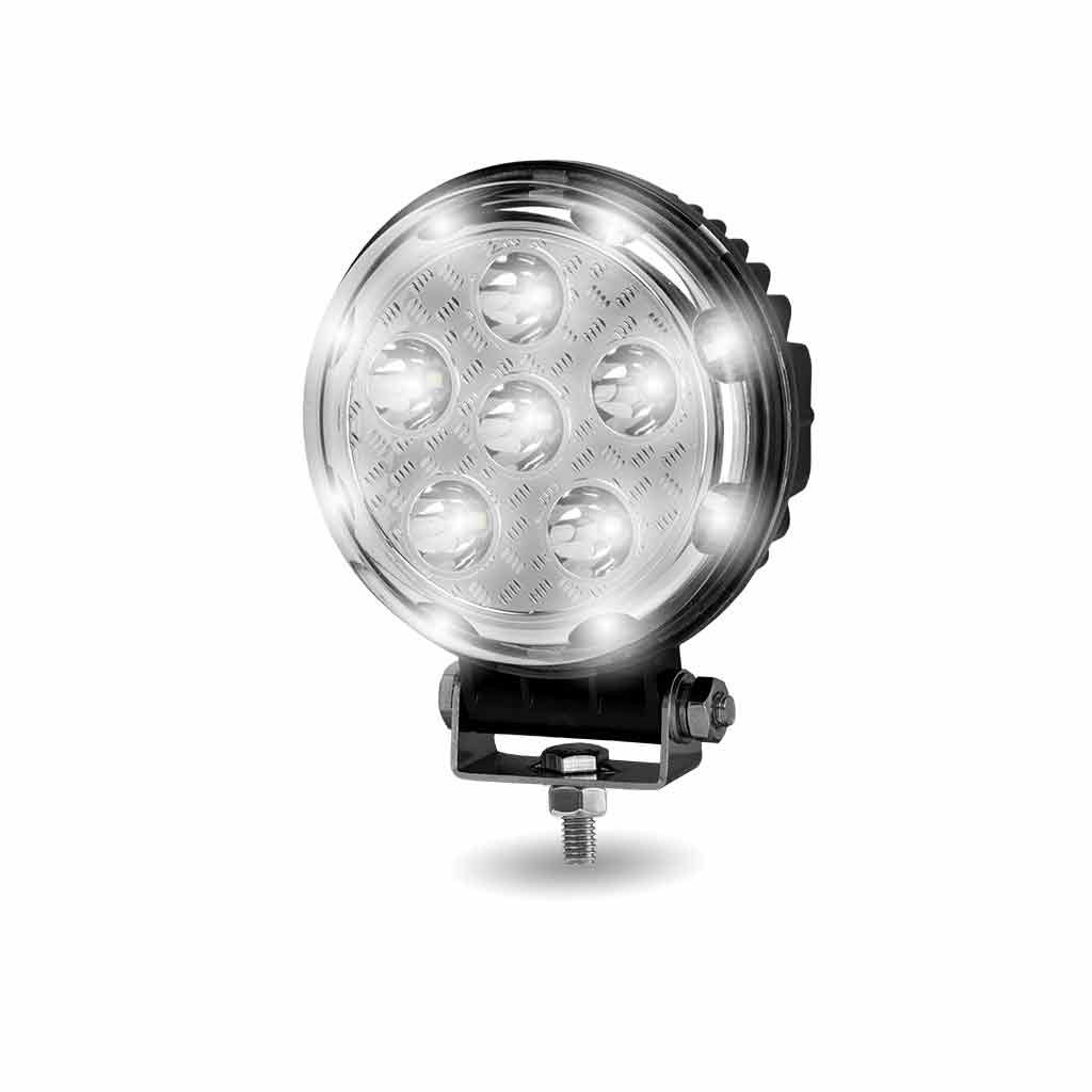 4.5" Radiant Series Round LED Work Lamp - Combination Spot & Flood Beam | 3000 Lumens - Thumbnail 2