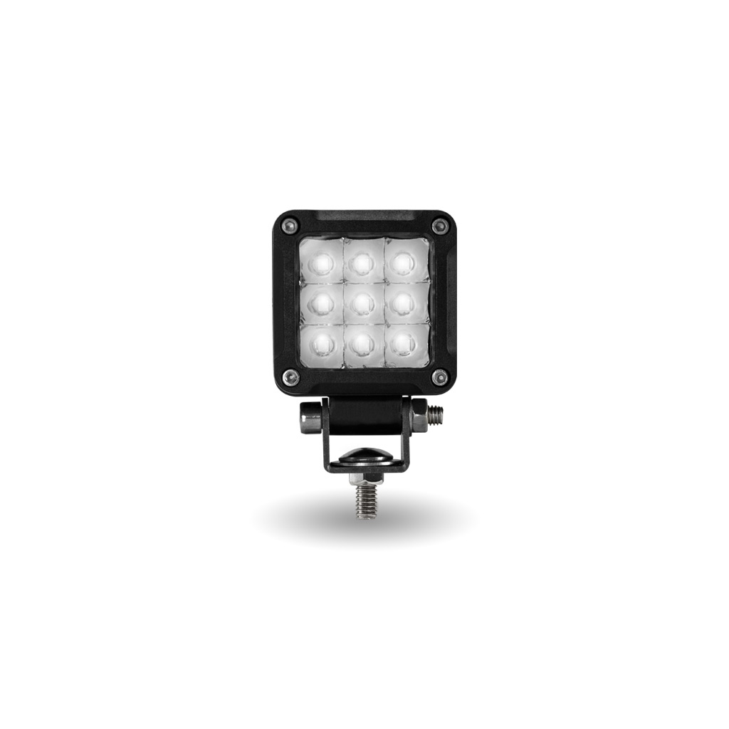 2" Mini Square Spot LED Work Lamp - Clear Lens | 1500 Lumens - Thumbnail 5