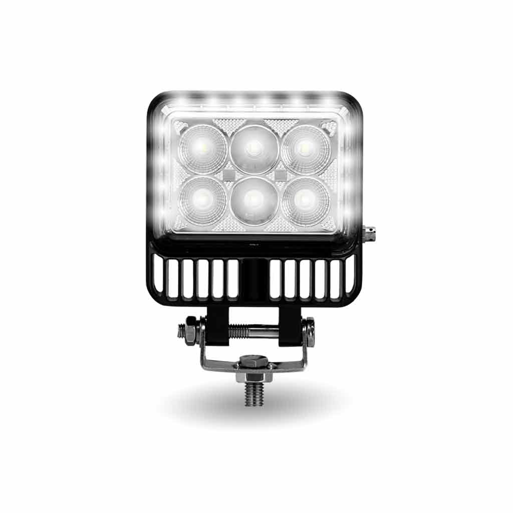 Double Face Radiant Series LED Work Lamp with Maximum Light Output - Spot & Flood Combination | 2200 Lumens - Thumbnail 2