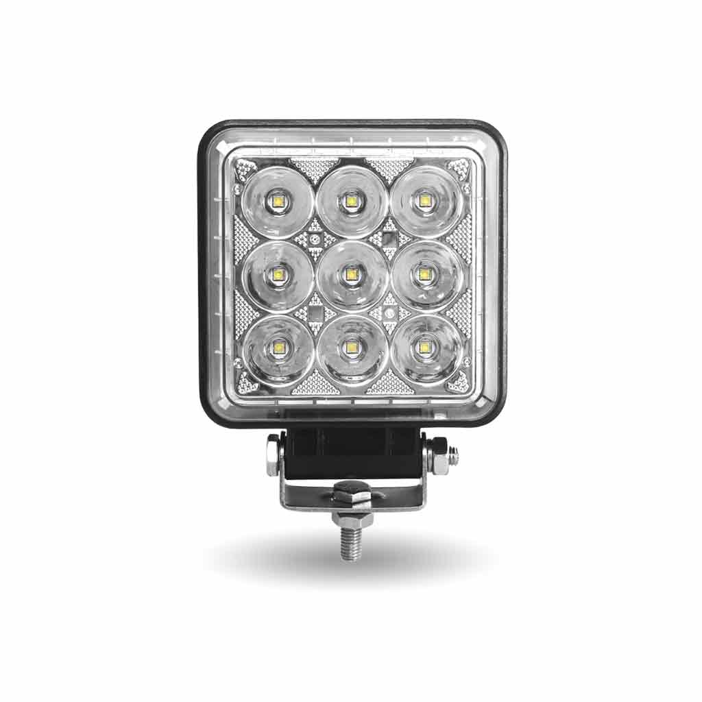 4.25" Square LED Work Lamp with Strobe Function - Spot Beam | 3500 Lumens - Thumbnail 4