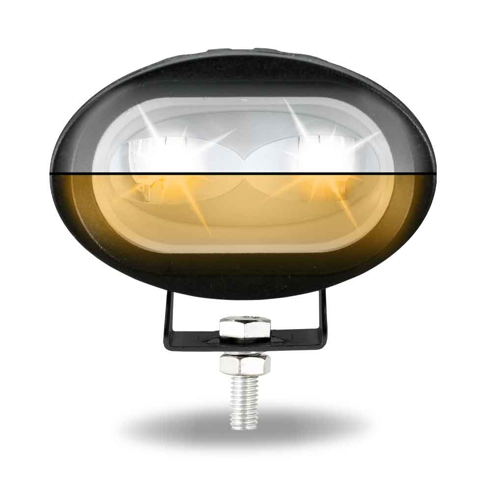 Dual Color Series White/Amber LED Heavy Duty Work Lamp with Dual Color Function - Spot Beam | 1000 Lumens - Thumbnail 11